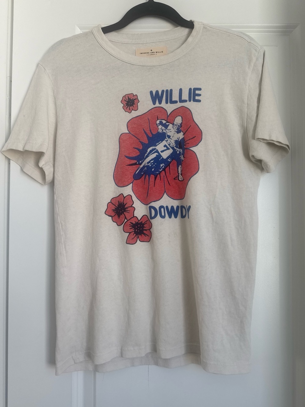 Imogene and Willie Dowdy Graphic Tee Short Sleeve Top Women Size XS